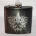 Laser Engraving Ready Brushed Antique Copper stainless steel Hip Flask Captive Lid 6oz